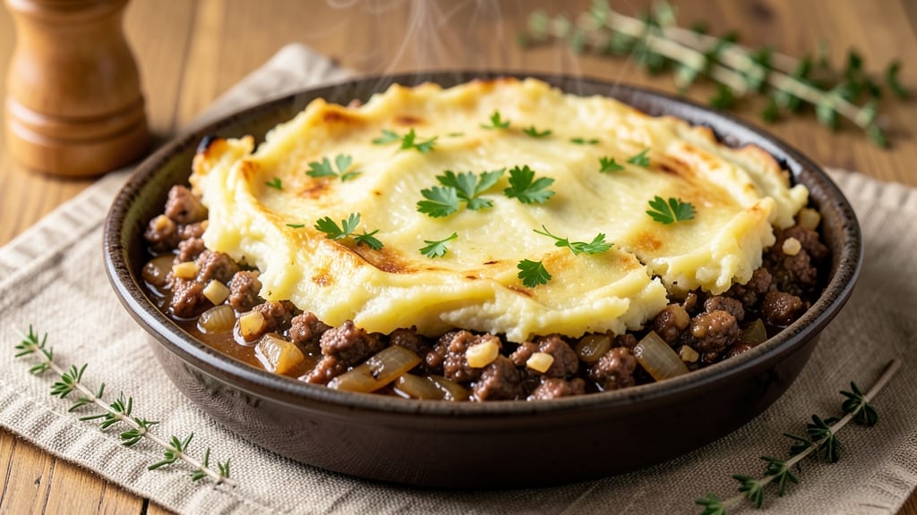 4 Ingredients Shepherd's Pie Recipe: Mashed Potato Crust That Locks in Savory Flavor