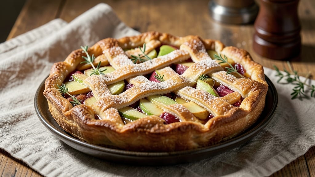 Apple Hill Pie Recipe: Spiced Apple Filling in Flaky Lattice Crust