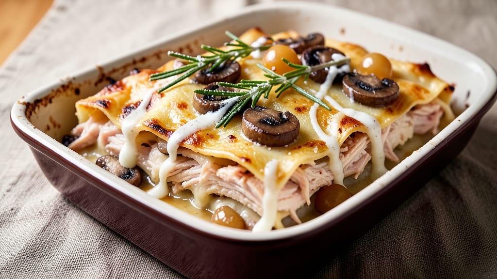 Chicken Pot Pie Lasagna Recipe: Layered Comfort With Creamy Gravy and Crispy Top