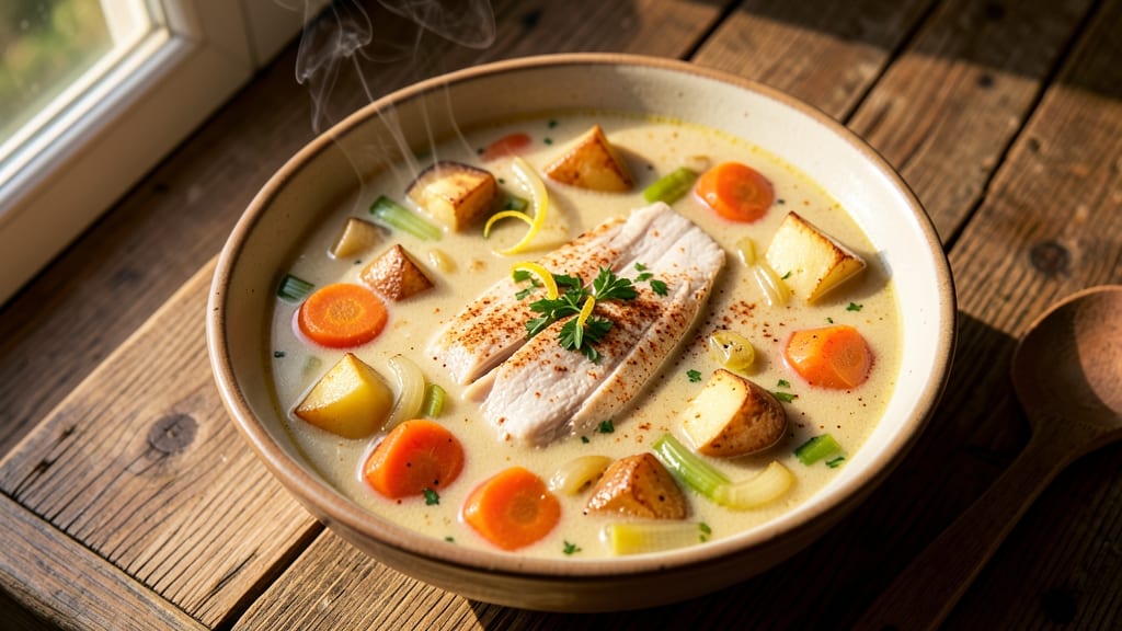 Potbelly Chicken Pot Pie Soup Copycat Recipe: Creamy, Crisp-Topped Comfort in One Bowl