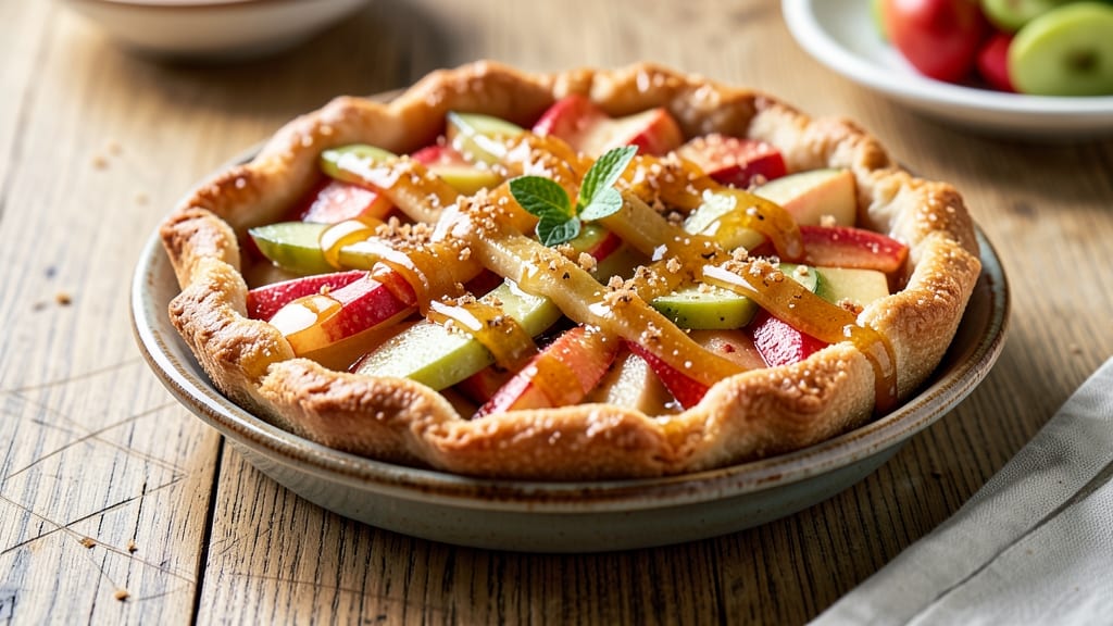 Pour-Over Apple Pie Recipe: Steeped Apple Tea with Crunchy Topping Twist