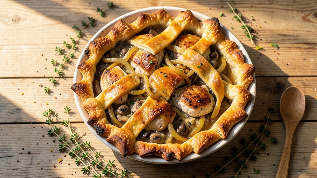 Single Crust Pot Pie Recipe: Savory Layers of Chicken and Veggies in 45 Minutes