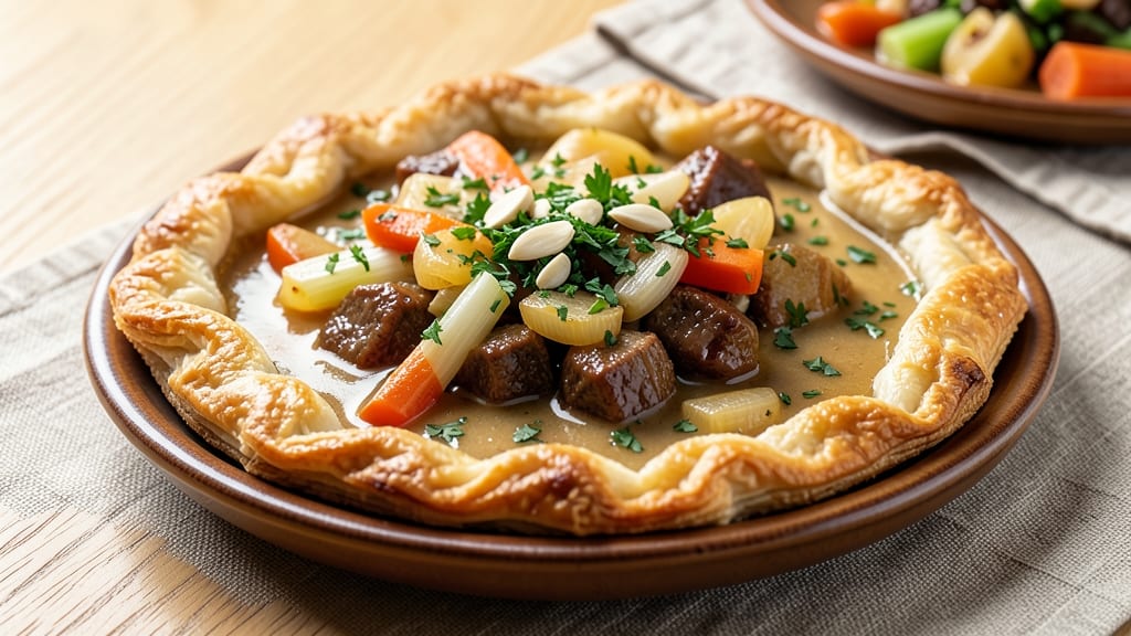 Quick Beef Pot Pie Recipe: One-Pan Velvety Gravy and Flaky Crust