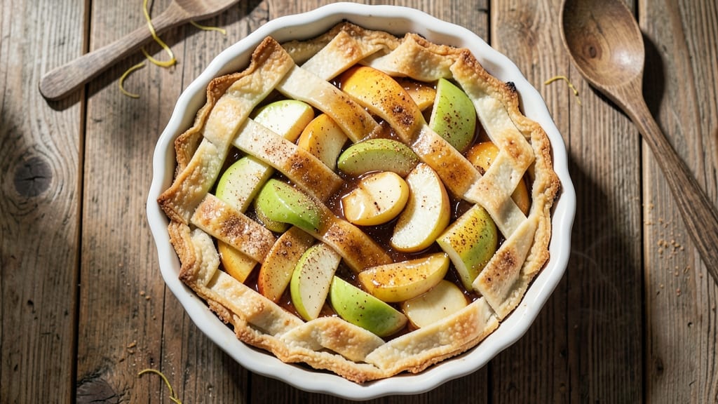 Sour Apple Pie Recipe: Tart and Spiced Crustless Classic