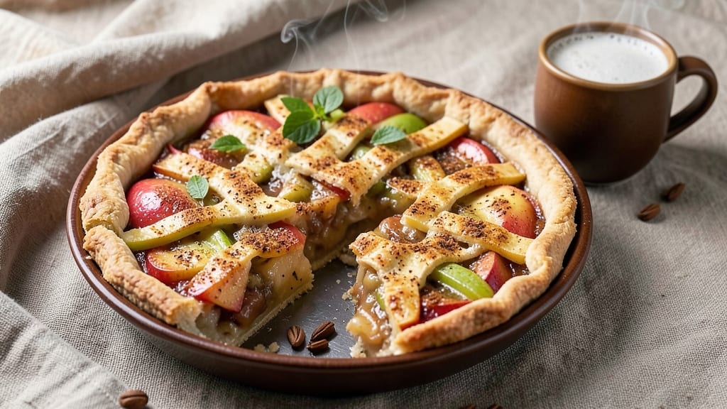 Apple Pie Chai Recipe: Spiced Latte-Inspired Filling with Crusty Top