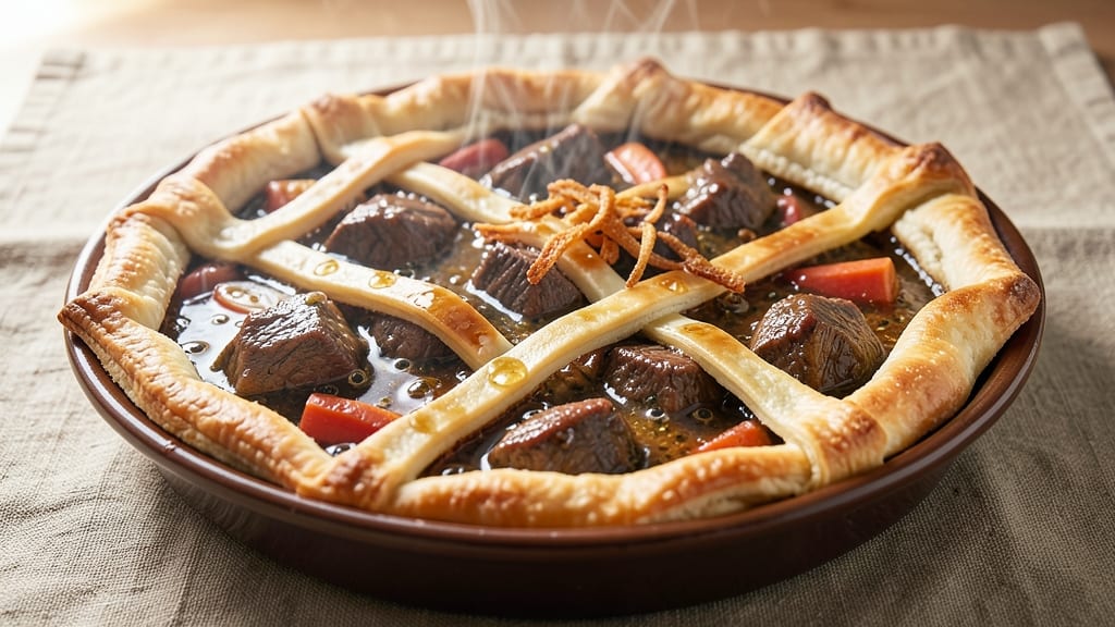 Slow Cooker Steak and Ale Pie Recipe: Deep-Rich Gravy and Flaky Top