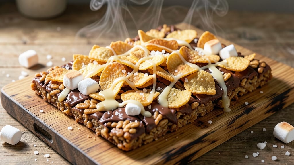 Rice Krispie Bark Recipe: Crunchy Clusters With Gooey Marshmallow Rivers