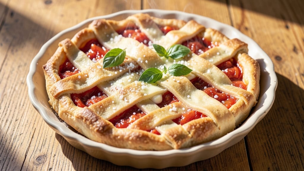 A Chef's Life Tomato Pie Recipe: Rustic Crust and Tangy Filling Harmony