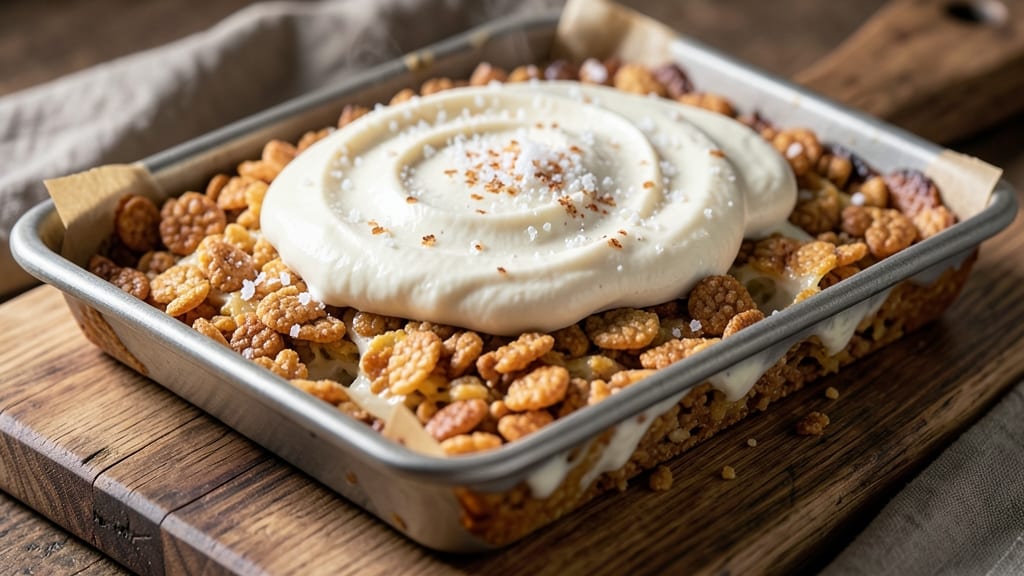 Rice Krispie Bar Recipe with Marshmallow Creme: Crunchy Clusters and Foil-Sealed Gooey Magic