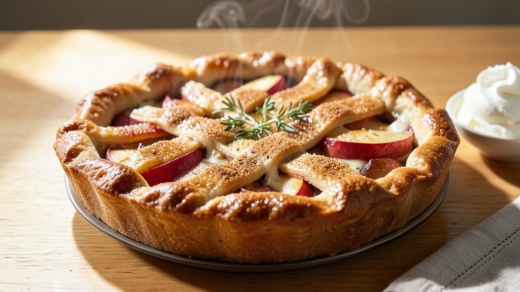 Popeyes Copycat Apple Pie Recipe: Caramelized Apple Filling in Buttery Lattice Crust