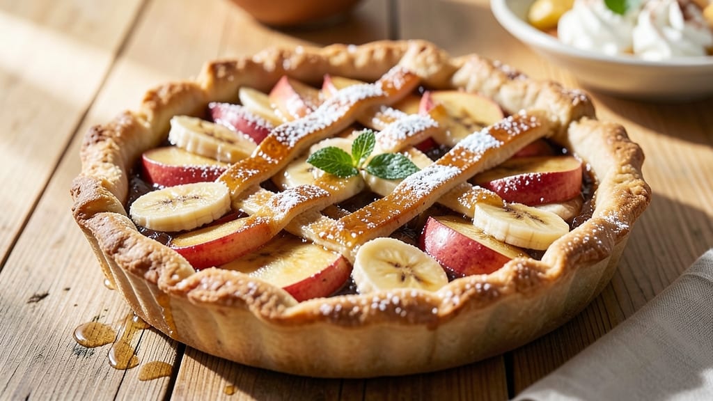 Apple Banana Pie Recipe: Warm Spice and Double-Fruit Filling Fusion