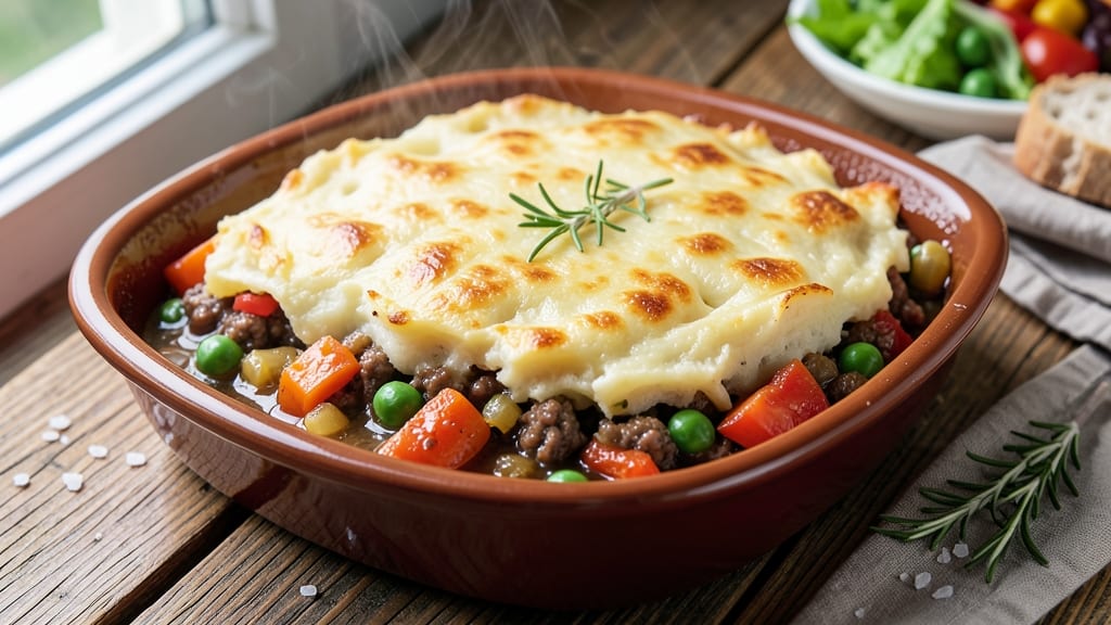 Amazing Shepherd's Pie Recipe: Mashed Potato Crust with Hearty Beef and Veggie Filling