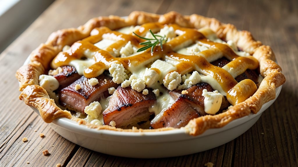 Pork and Stilton Pie Recipe: Savory Cheese and Meat Layers in Flaky Crust
