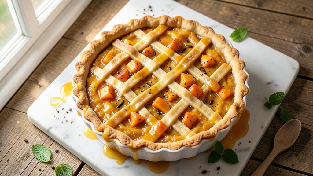 Alphonso Mango Pie Recipe: Golden Crust Hides Ultra-Ripe Mango Bliss