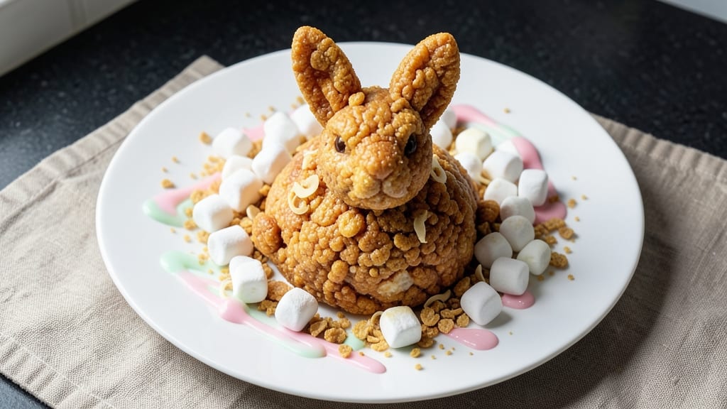 Rice Krispie Easter Bunny Recipe: Marshmallow-Stuffed Hollow Center Surprise