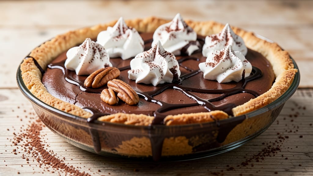 Amazing Chocolate Pie Recipe: Deep Cocoa Crust With Fudgy Center