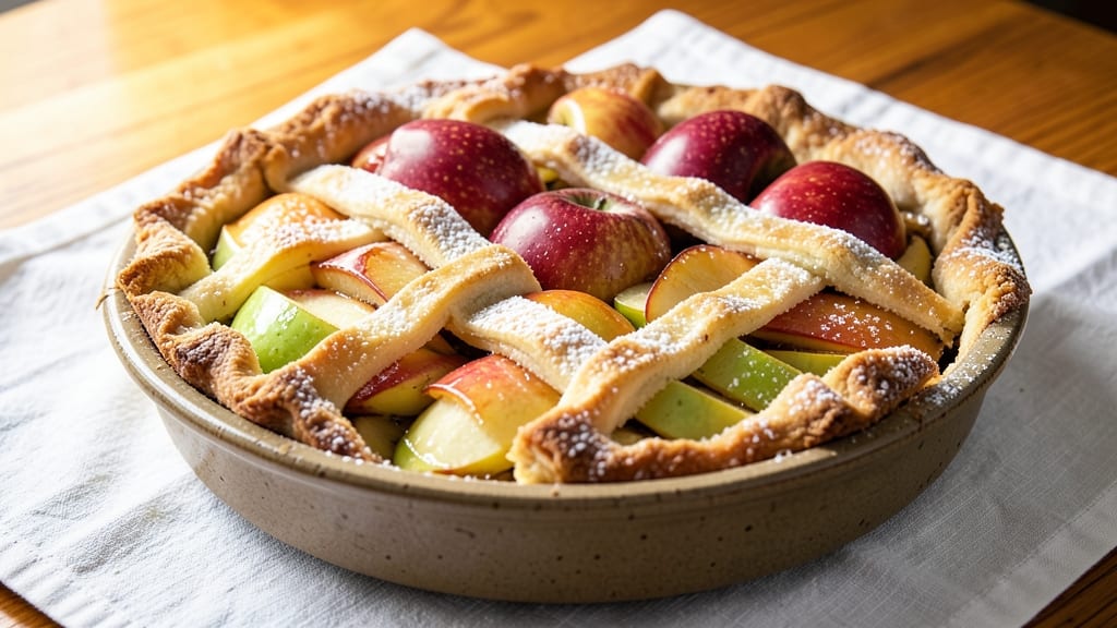 3 Apple Pie Recipe: Triple-Fruit Lattice Crunch in One Bite