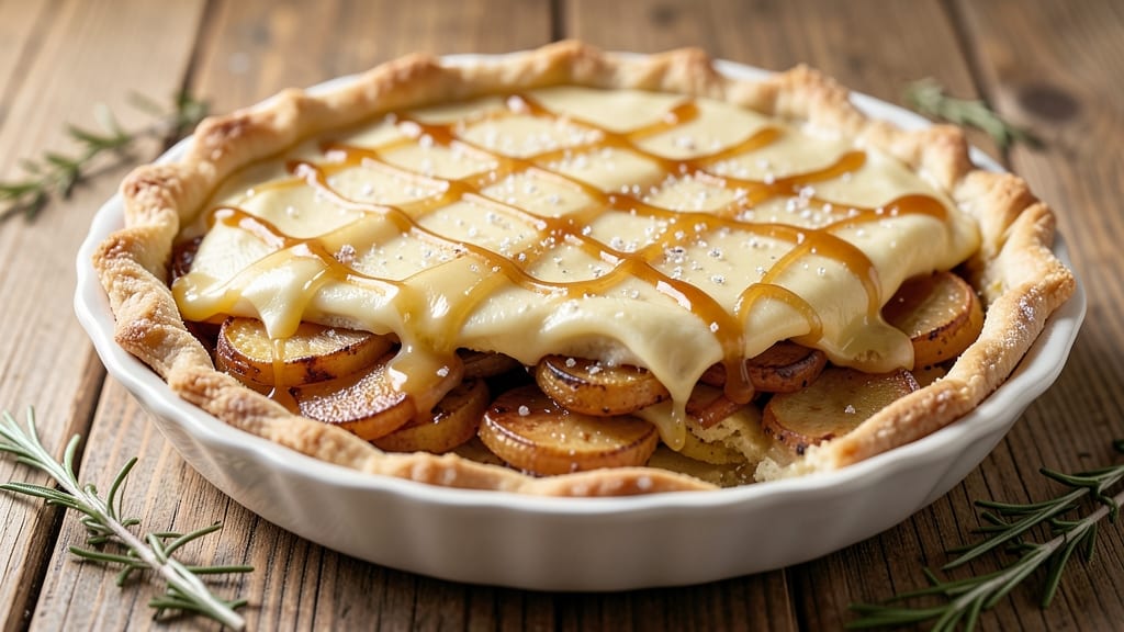 Sliced Potato Pie Recipe: Rustic Crust and Creamy Spud Filling Fusion
