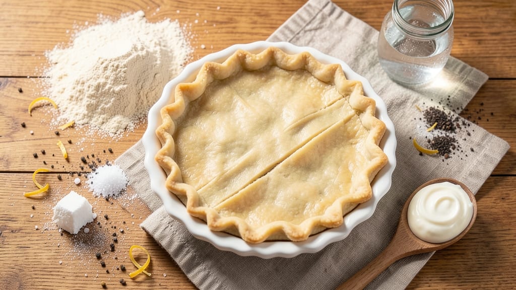 9-Inch Pie Crust Recipe With Crisco: Foil-Sealed Secret to Perfectly Golden Lattice