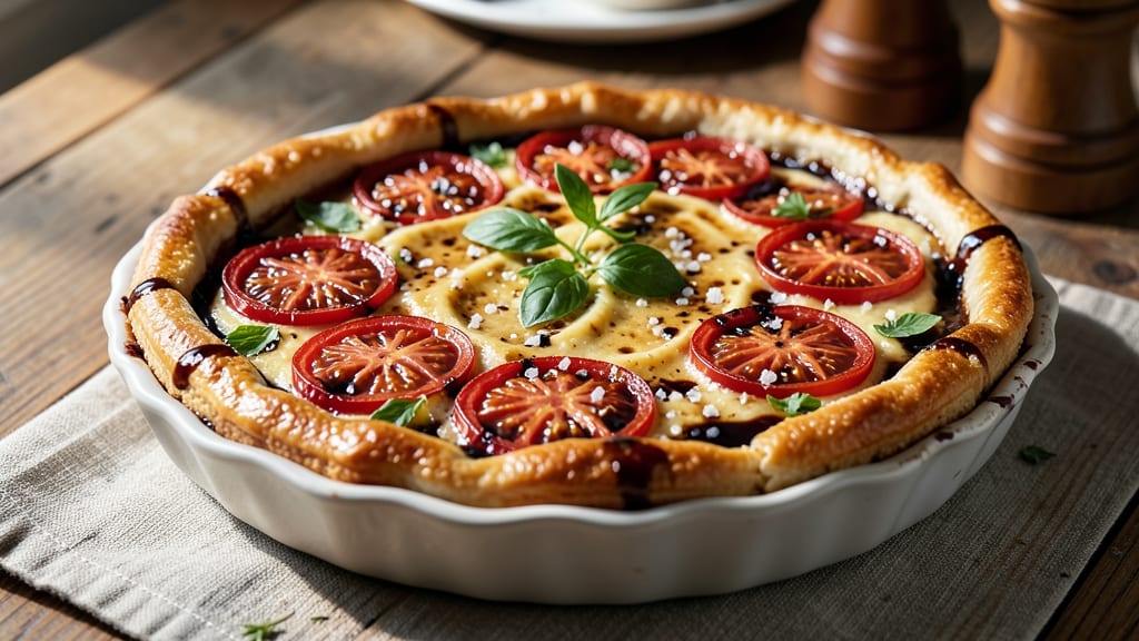 Roasted Tomato Pie Recipe: Caramelized Sweetness With Buttery Crust Layers