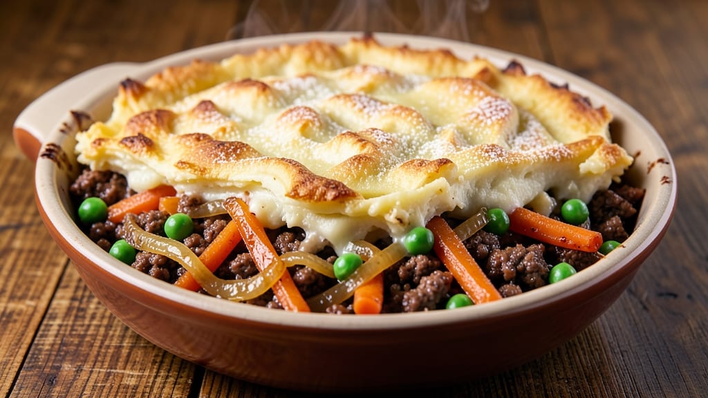 American Shepherd's Pie Recipe: Crispy Potato Topping Over Hearty Beef Filling