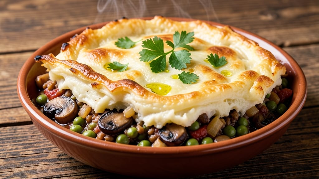 Shepherd's Pie With Beans Recipe: Hearty Mashed Potato Topping and Savory Filling Fusion