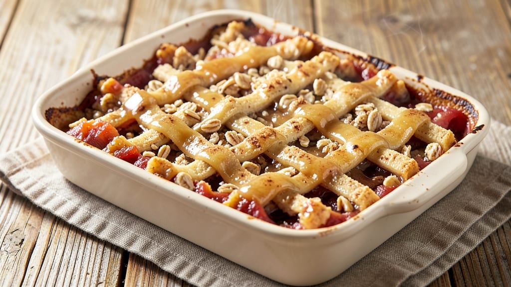 Apple Crisp Recipe Made with Apple Pie Filling: Oven-Baked Caramelized Topping Magic