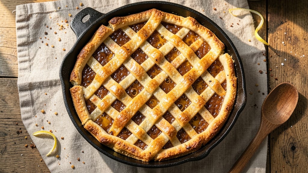 Soul Food Chess Pie Recipe: Buttery Crust Over Spiced Cornbread Filling