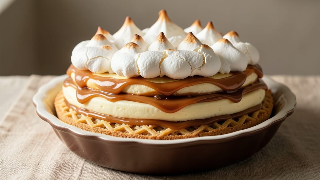 4 Layer Delight Pie Recipe: Vanilla Cream Cheese, Chocolate, Caramel, and Cookie Sandwich Heaven