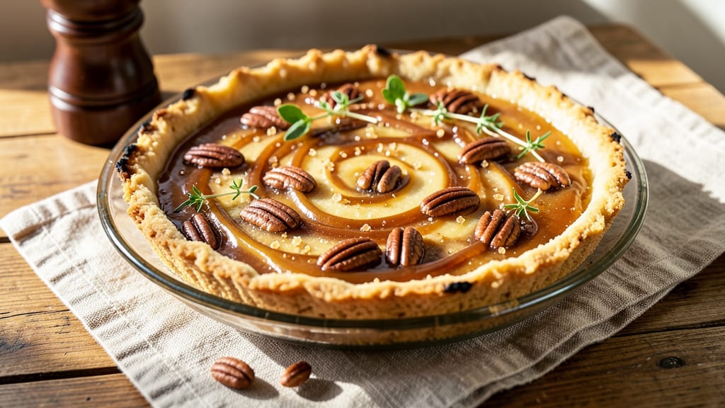 8-Inch Pecan Pie Recipe: Buttery Crust Meets Salty-Sweet Nut Filling