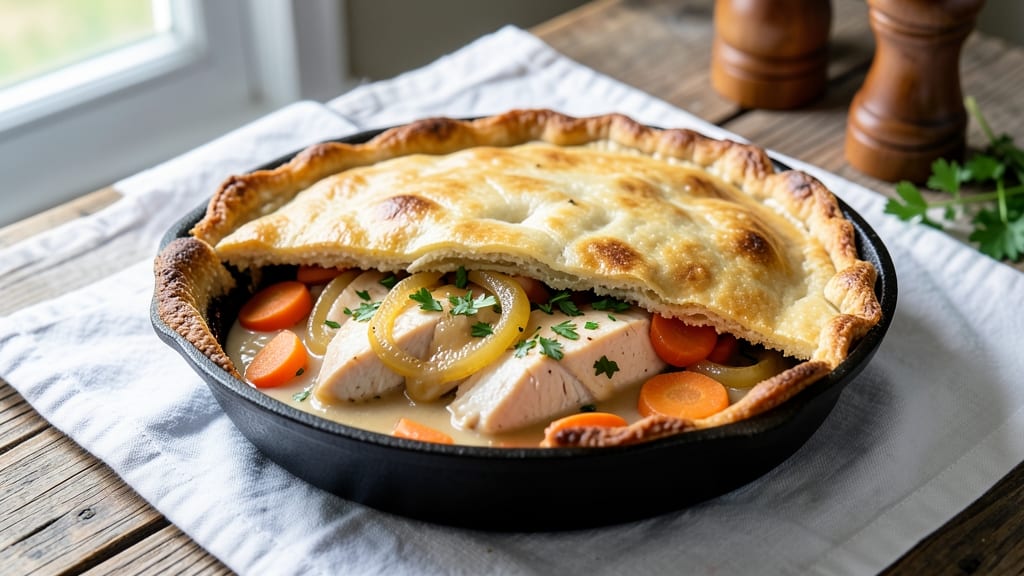 Pot Pie Recipe Using Bisquick: Flaky Top and Creamy Filling in One Dish