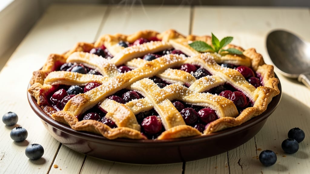 2-Crust Blueberry Pie Recipe: Double-Layered Crunch With Juicy Fruit Burst