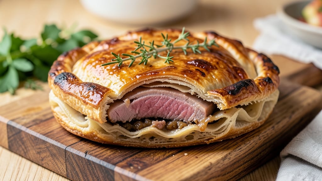 French Canadian Pork Pie Recipe: Flaky Pastry Cradles Savory Meat and Herbs