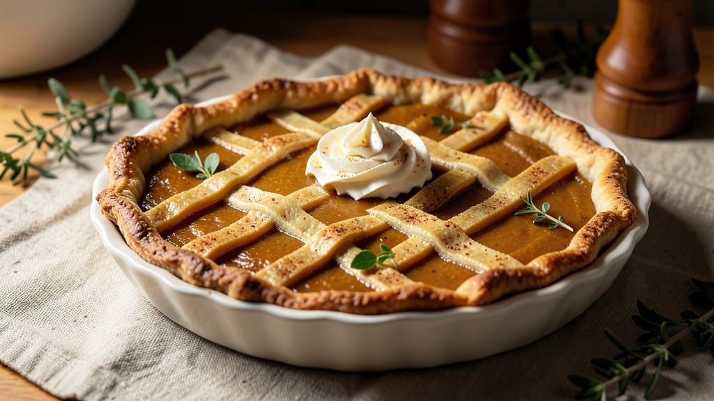 8 Pumpkin Pie Recipe: Spiced Filling and Crispy Lattice Crunch