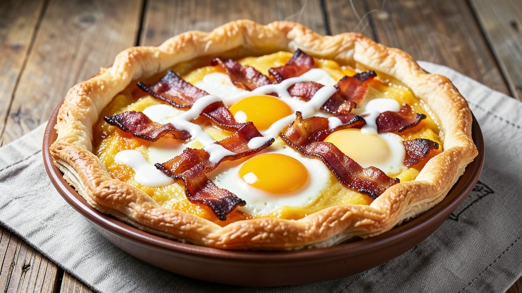 Bacon and Egg Pie Recipe New Zealand: Savory Kiwi Breakfast Baked to Golden Perfection