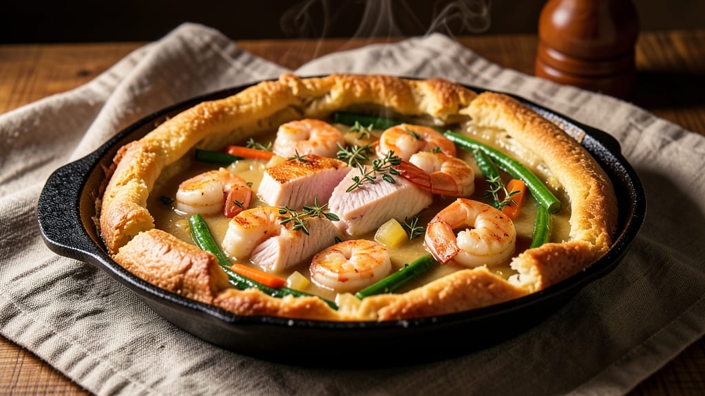Pot Pie Recipe With Red Lobster Biscuit Mix: Savory Gravy and Flaky Crust in One Dish