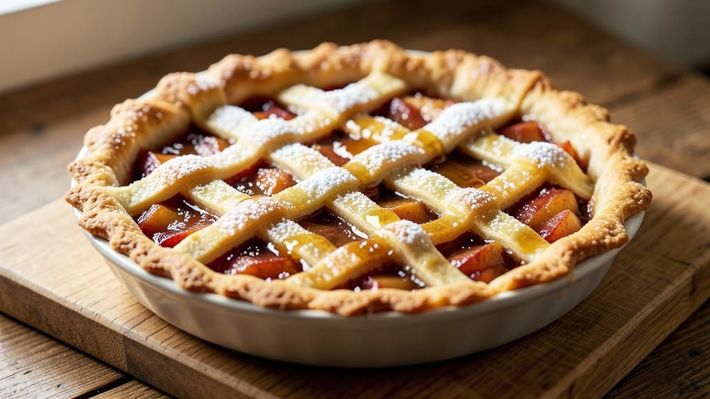 Airfryer Pie Recipe: Crispy Lattice Top and Foil-Sealed Filling