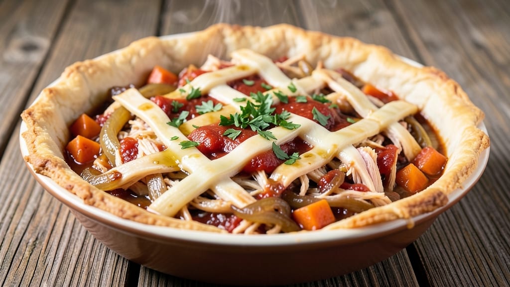 Sloppy Chicken Pot Pie Recipe: Savory Gravy and Flaky Lattice Magic