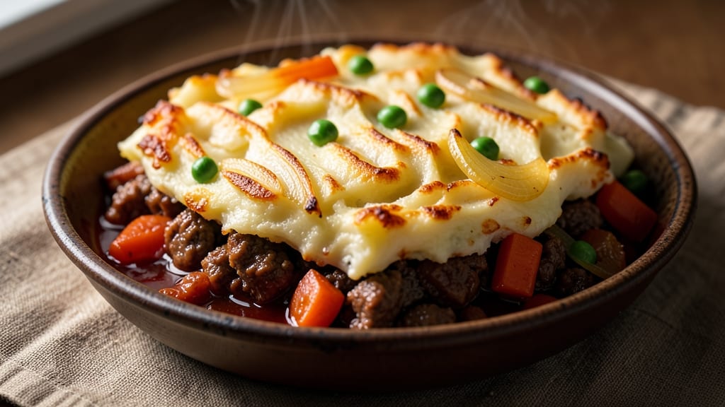 A1 Shepherd's Pie Recipe: Mashed Potato Crust Over Hearty Beef Filling