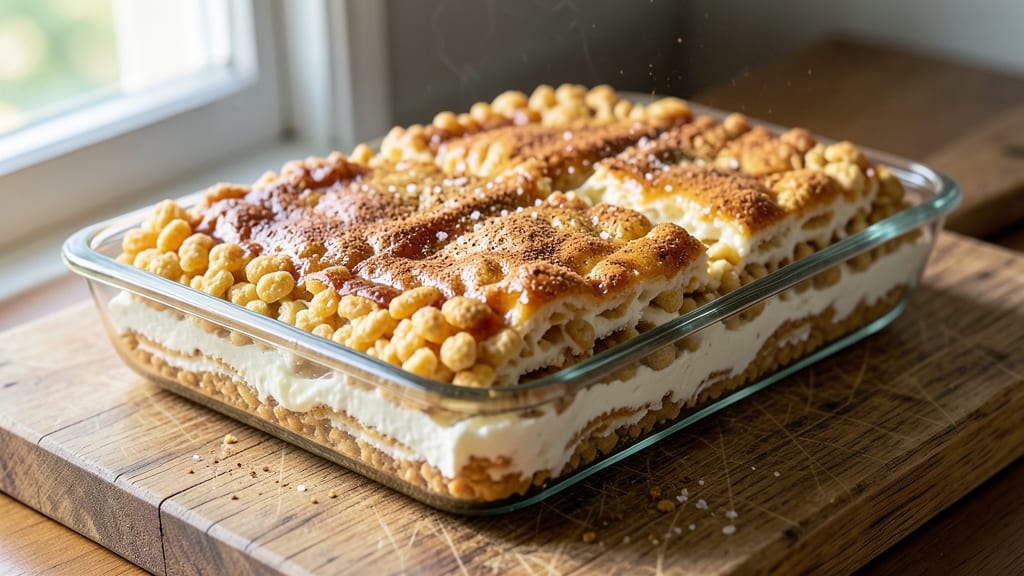 Rice Krispie Cereal Bars Recipe: Crunchy Clusters With Foil-Sealed Gooey Centers