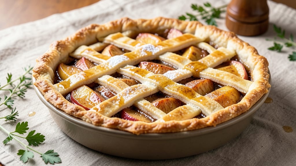 Apple and Cinnamon Pie Recipe UK: Flaky Pastry and Spiced Filling Masterpiece