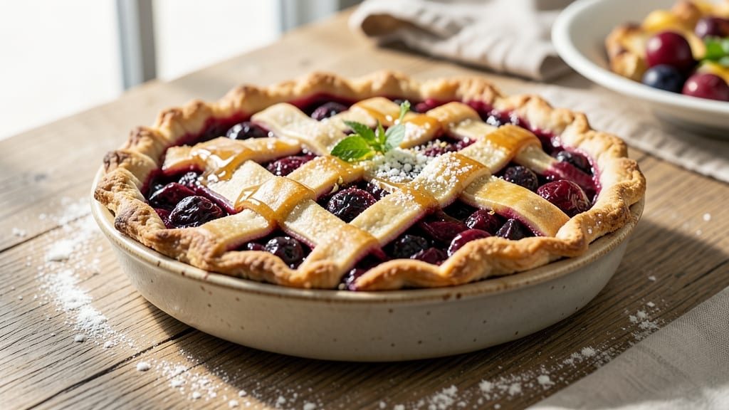 American Cherry Pie Recipe: Tart-Sweet Balance in Homestyle Lattice Crust