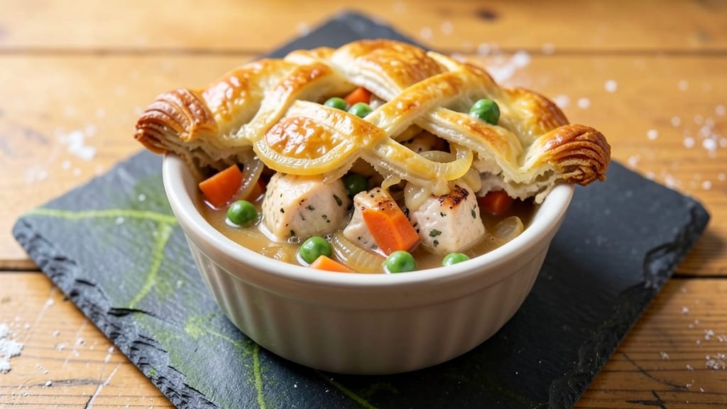 Single Serve Pot Pie Recipe: Foil-Sealed Crispy Lattice in 20 Minutes