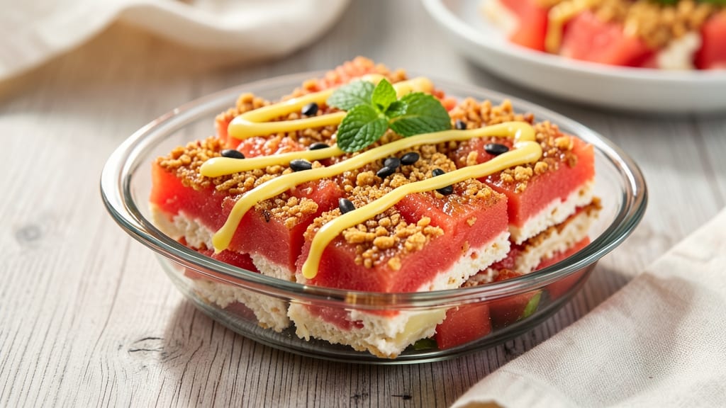 Rice Krispie Treat Watermelon Recipe: Juicy Fruit-Marshmallow Fusion