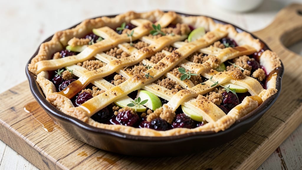 Apple Mountain Berry Crumb Pie Recipe: Rustic Topping That Locks in Juicy Fruit